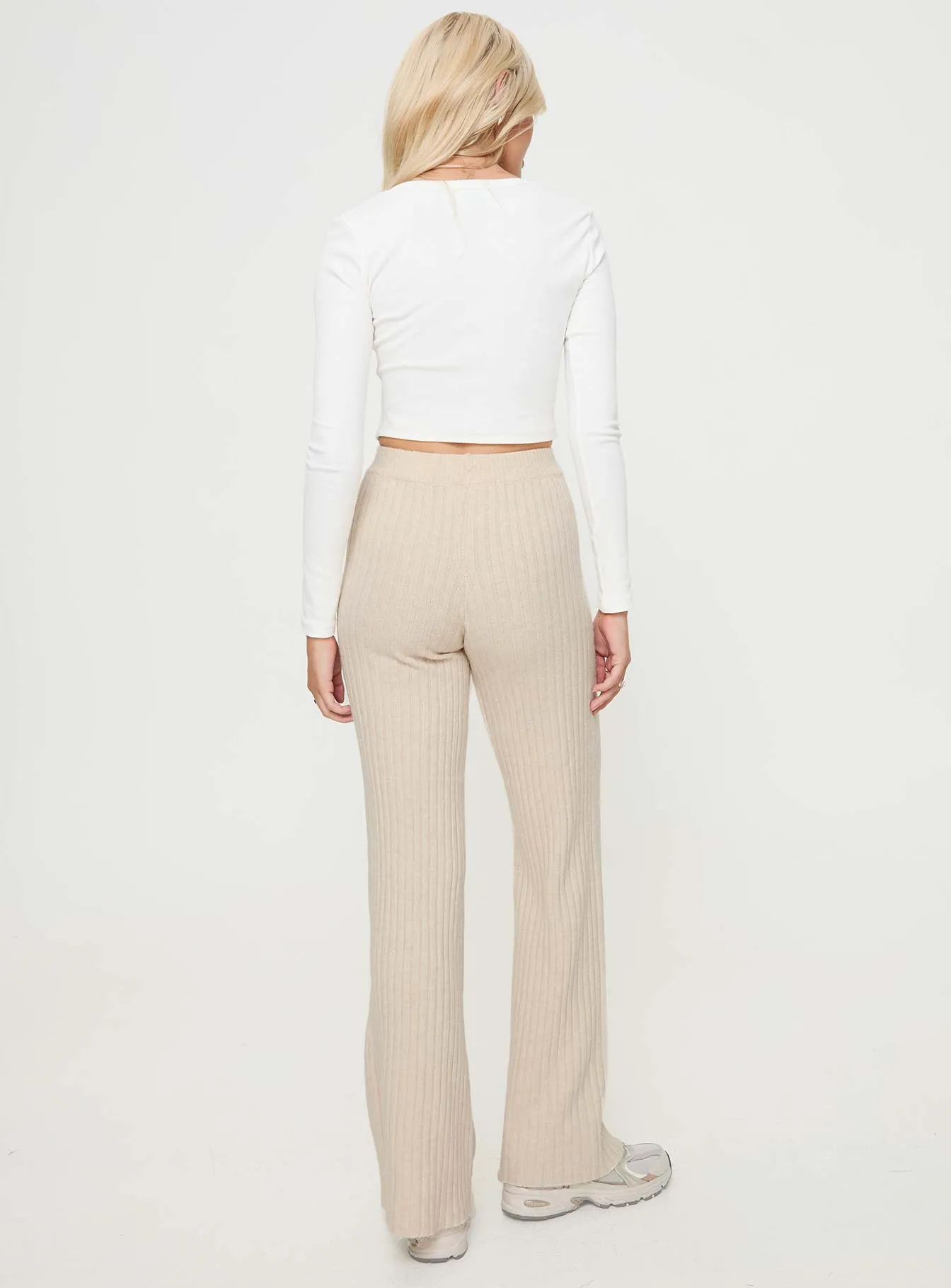 Montana Knit Pants Cream