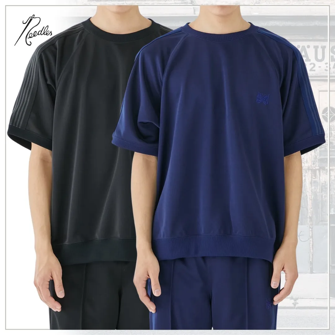 Needles  |Crew Neck Pullovers Unisex Street Style Plain Short Sleeves