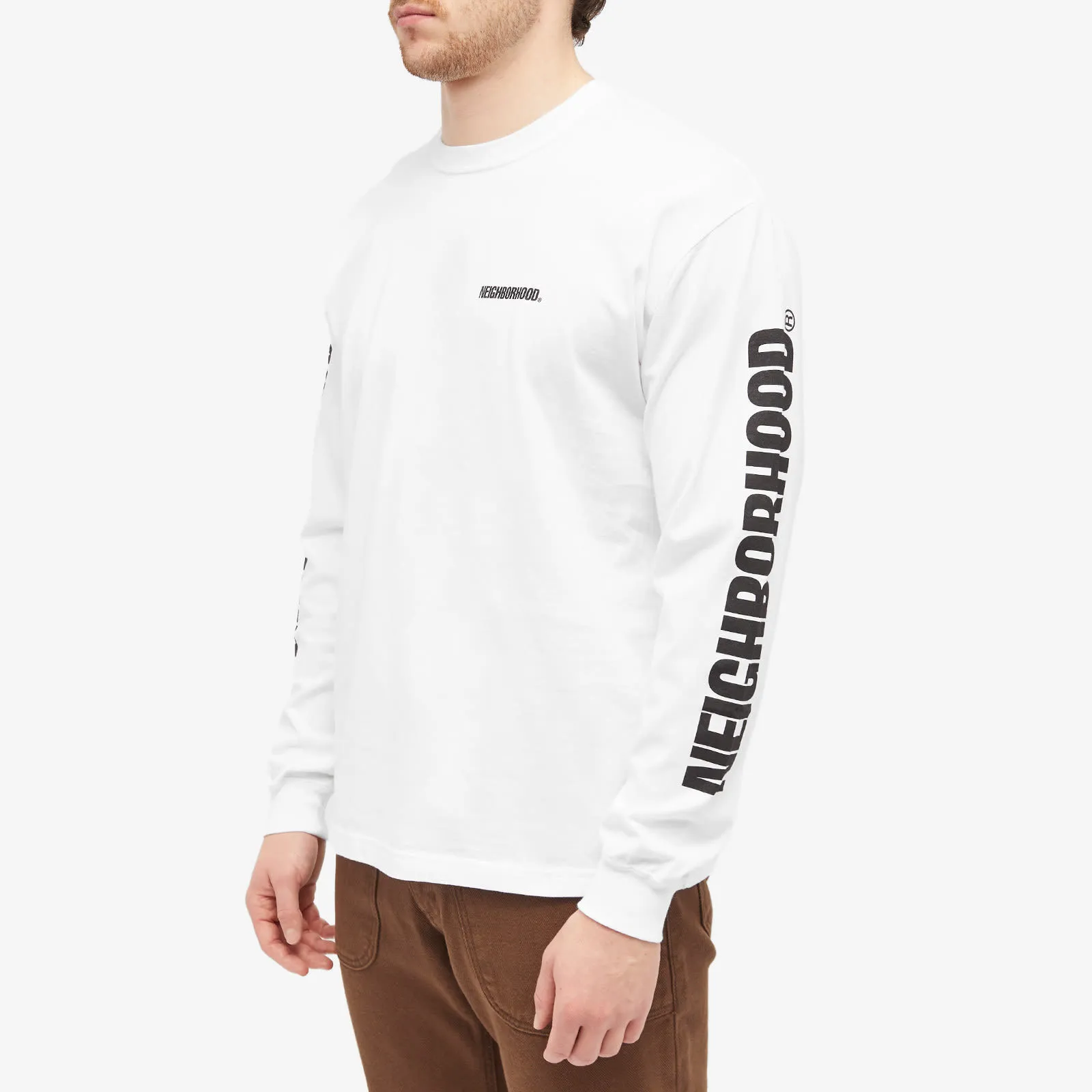 NEIGHBORHOOD  |Crew Neck Pullovers Unisex Long Sleeves Plain Cotton