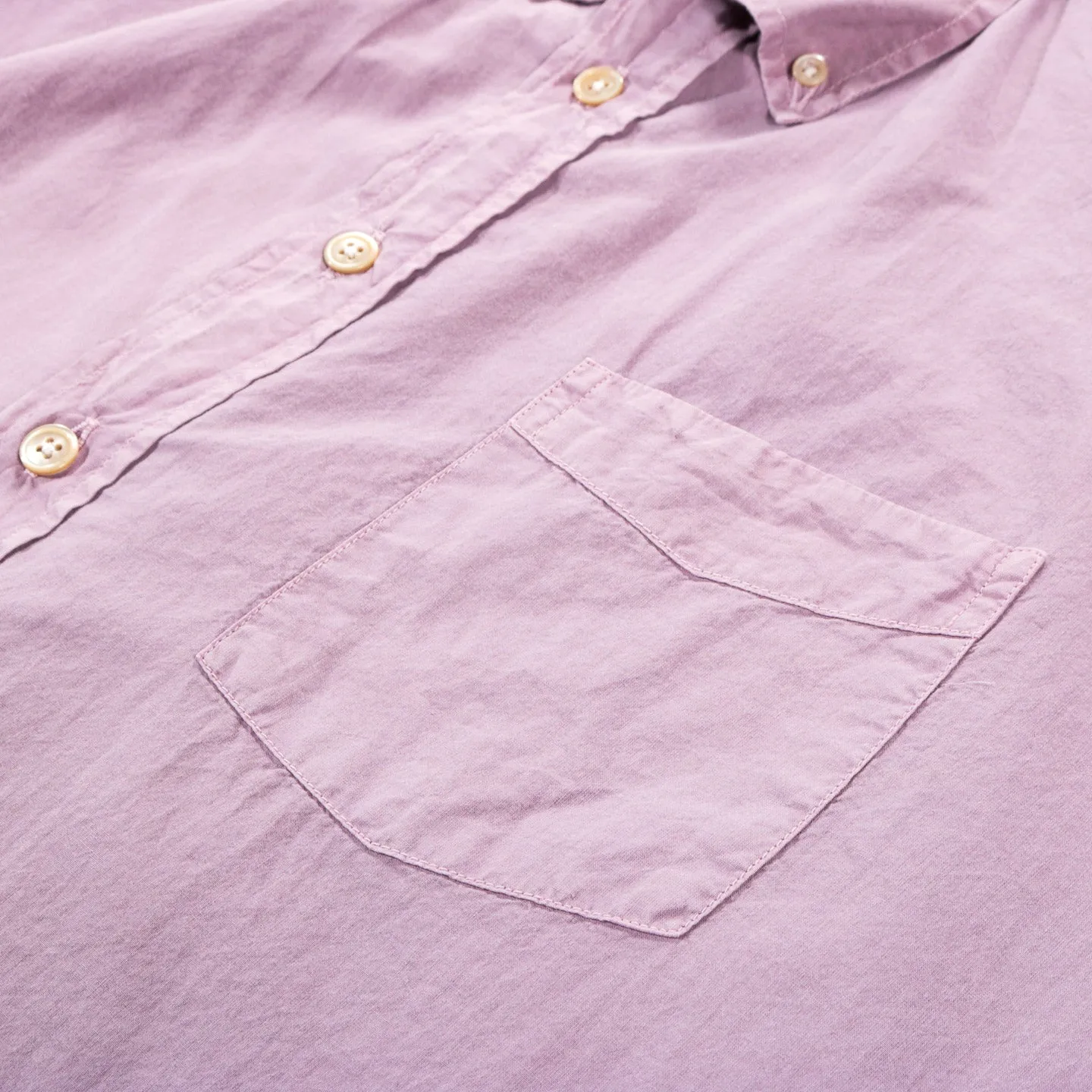 OUR LEGACY BORROWED BD SHIRT DUSTY LILAC COTTON VOILE