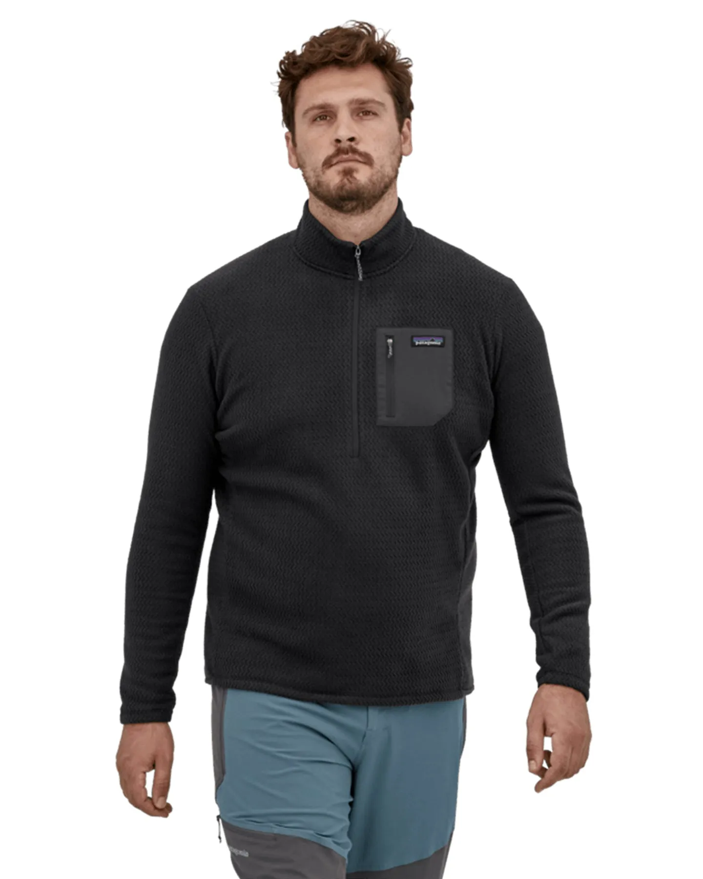 Patagonia R1 Air Zip-Neck - Black