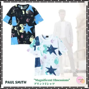 Paul Smith  |Crew Neck Pullovers Skull Star Street Style Cotton