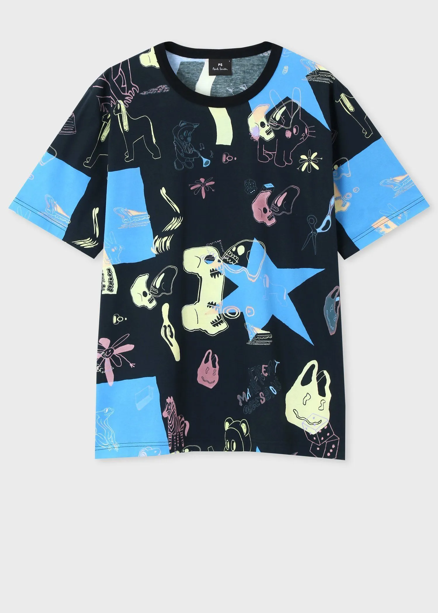 Paul Smith  |Crew Neck Pullovers Skull Star Street Style Cotton