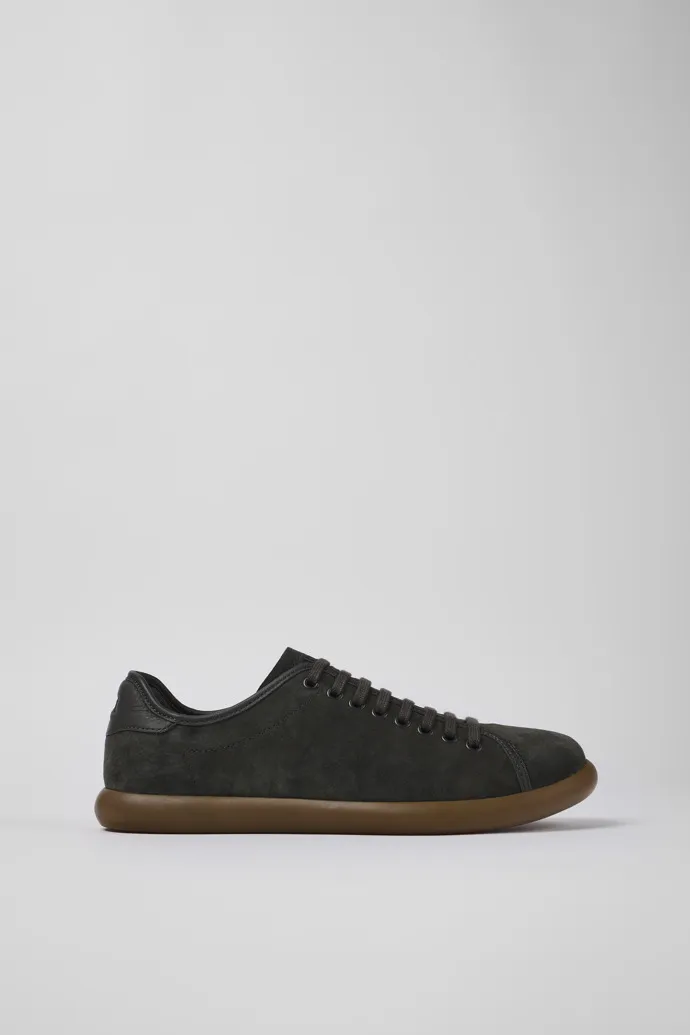 Pelotas Soller Gray Nubuck/Leather Sneaker for Men