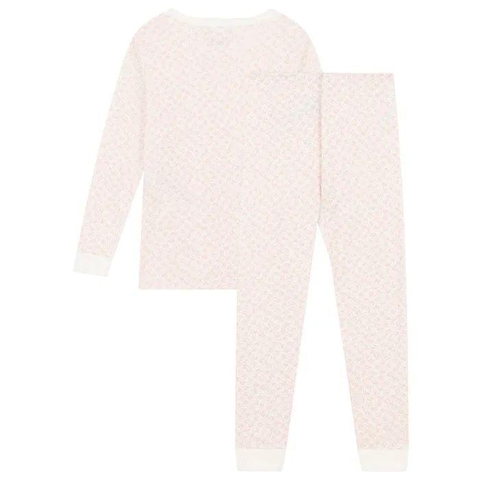 Petit Bateau Child Pyjamas With Pink Floral Print