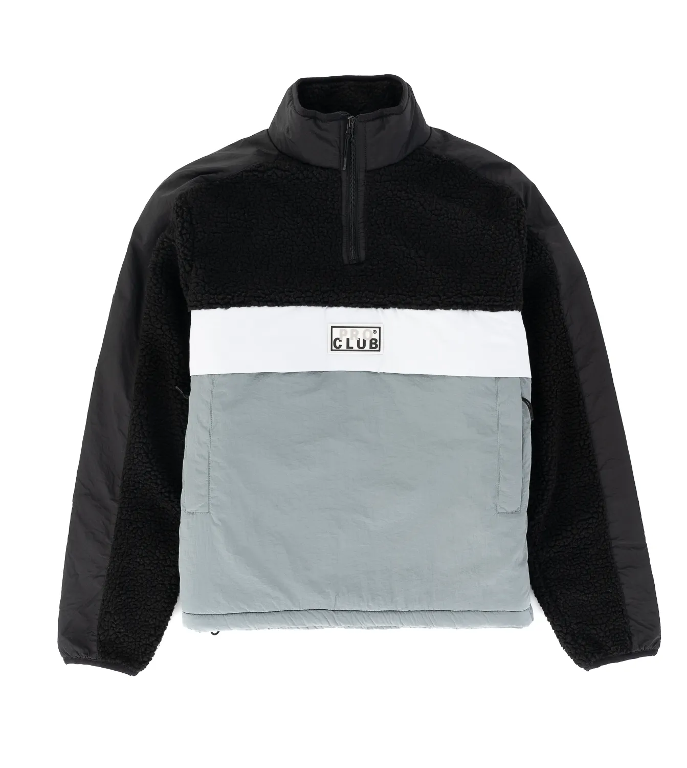 PRO CLUB  |Pullovers Blended Fabrics Street Style Long Sleeves Plain