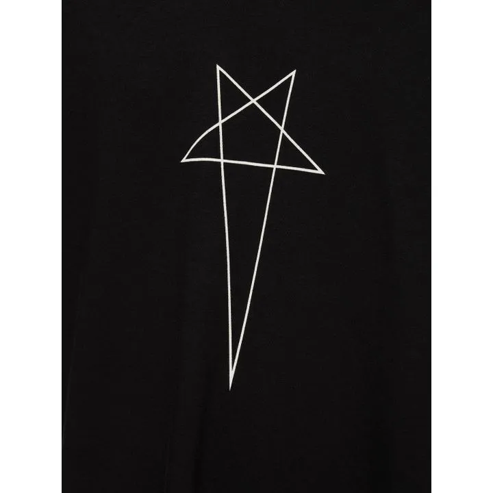 RICK OWENS  |Crew Neck Pullovers Star Street Style Cotton Short Sleeves