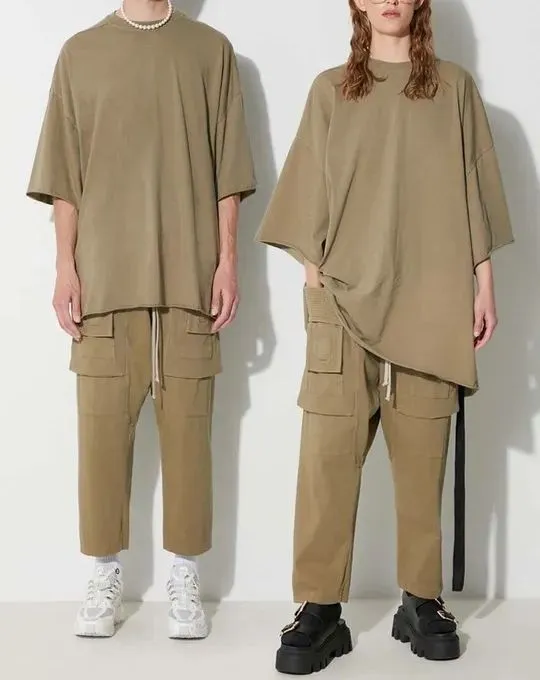 RICK OWENS  |Pullovers Unisex Street Style Plain Cotton Short Sleeves