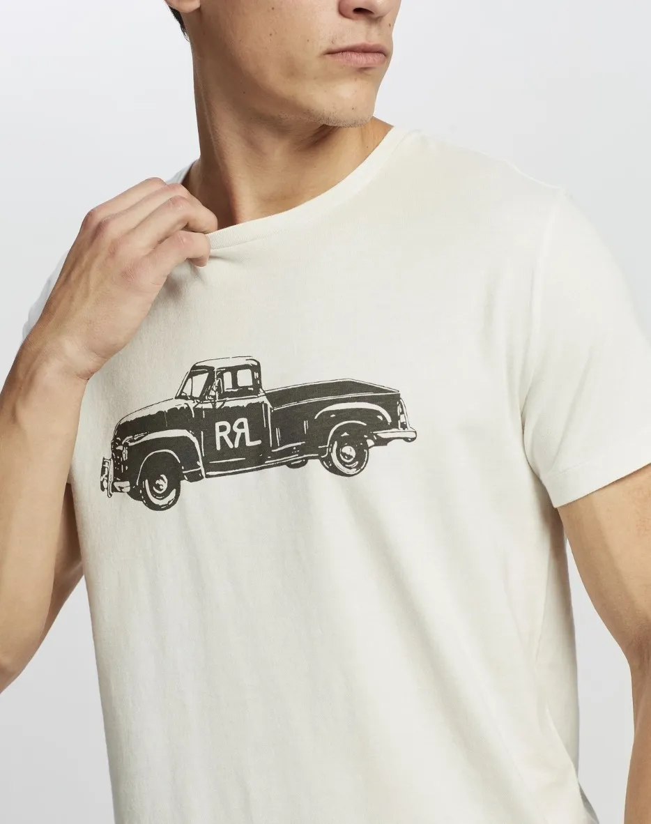 RRL  |Crew Neck Pullovers Street Style Plain Cotton Short Sleeves