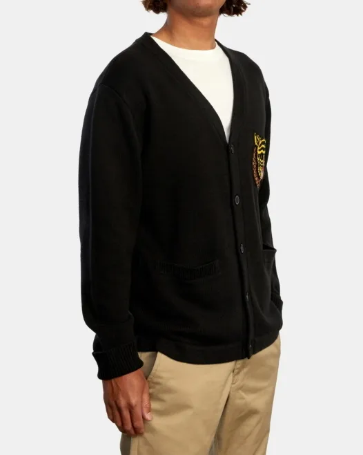 RVCA  |Long Sleeves Plain Logo Sweaters