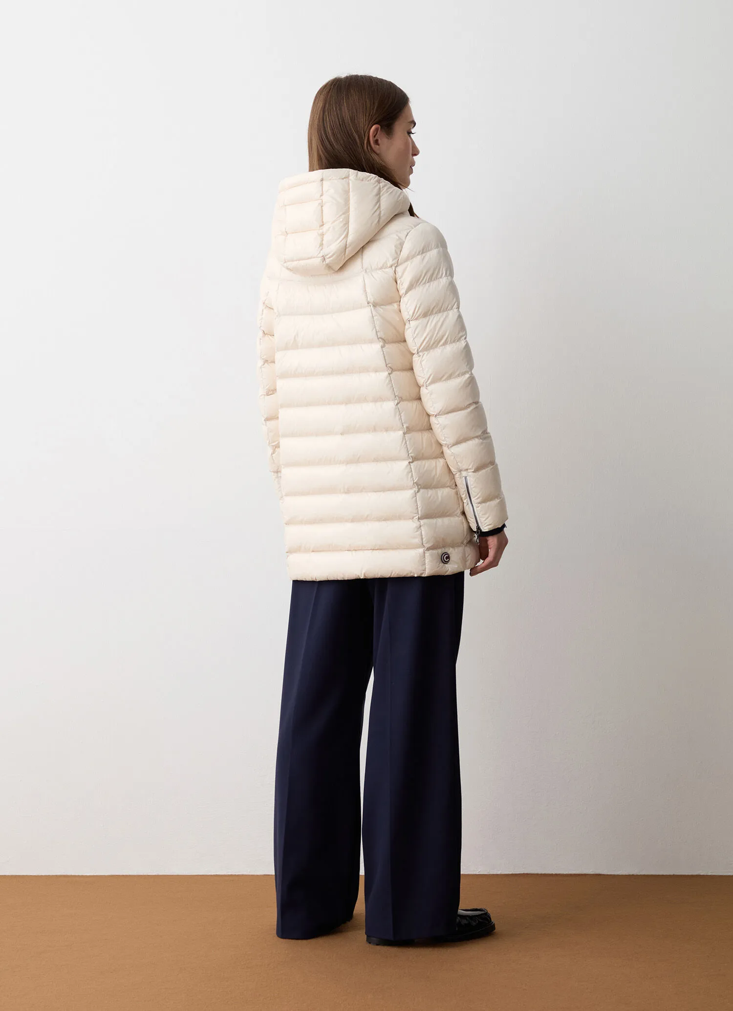 Slightly A-line down jacket-