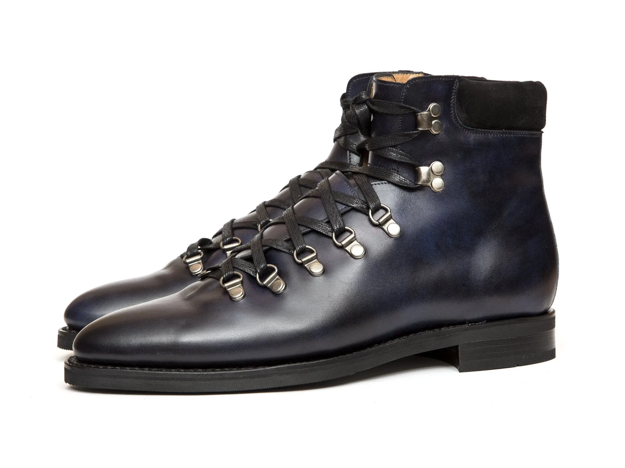 Snoqualmie - MTO - Navy Museum Calf / Black Suede - TMG Last - City Rubber Sole