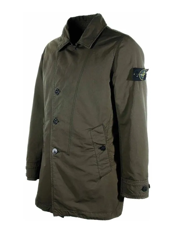 Stone Island Green Down Jacket