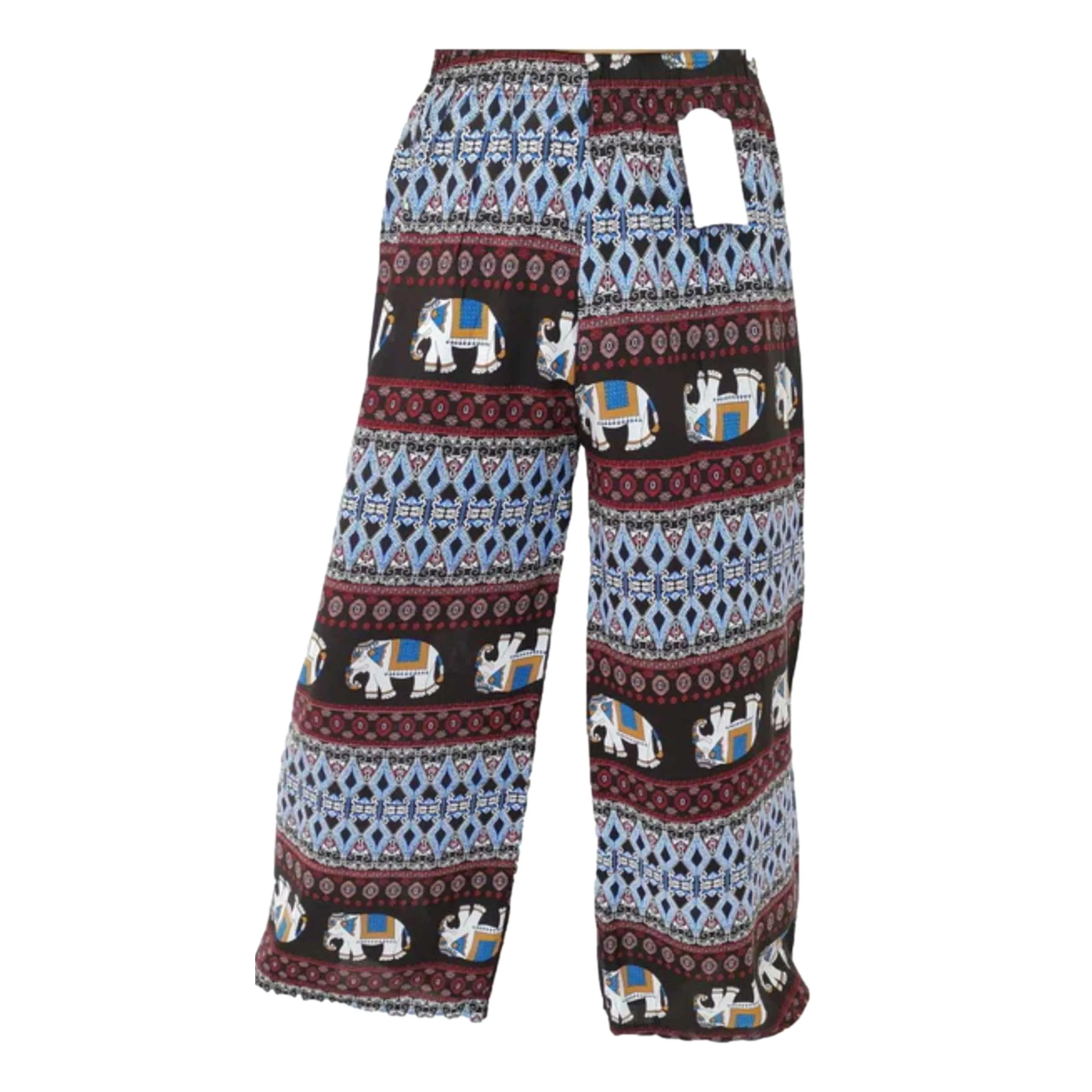 Straight Leg Elephant Pants