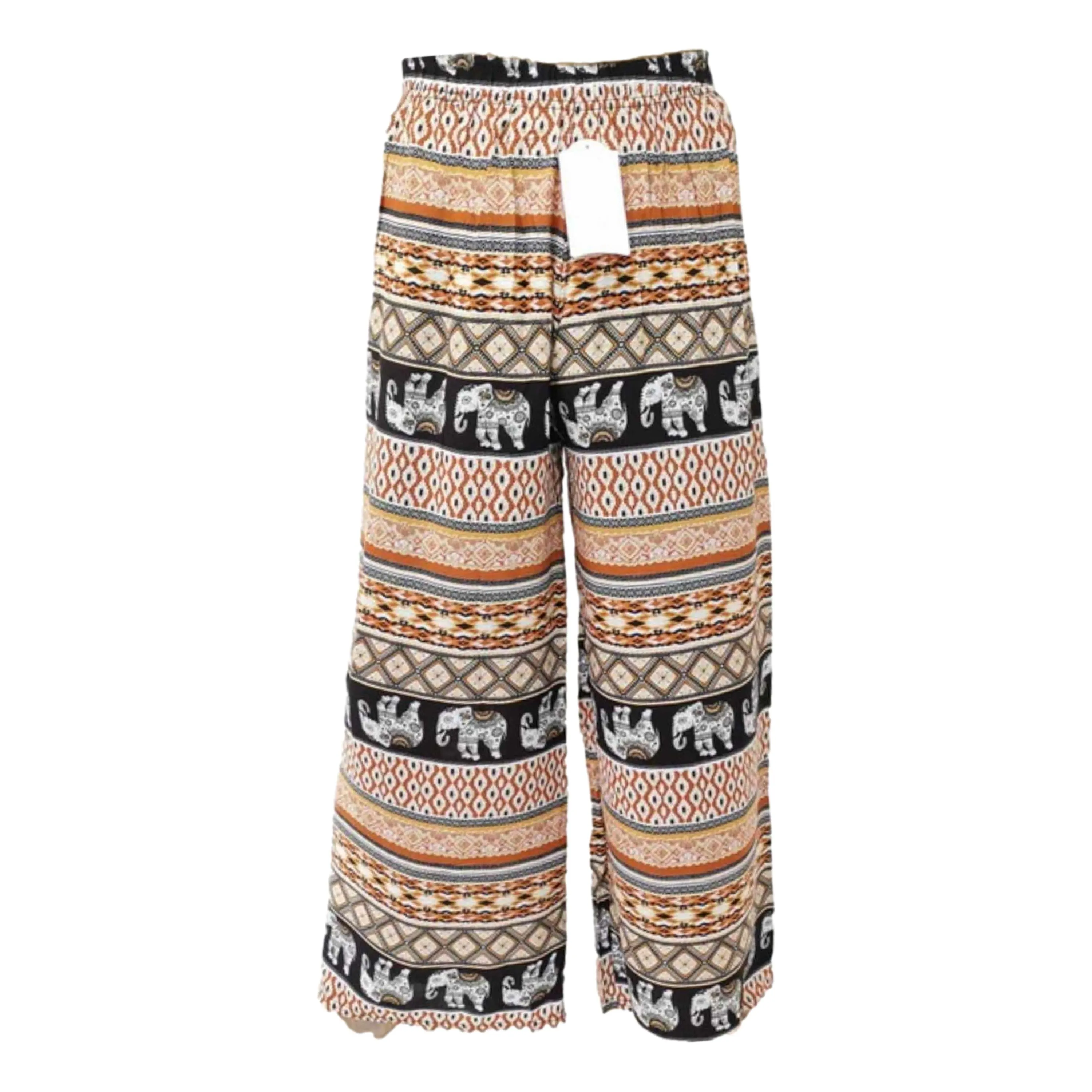 Straight Leg Elephant Pants