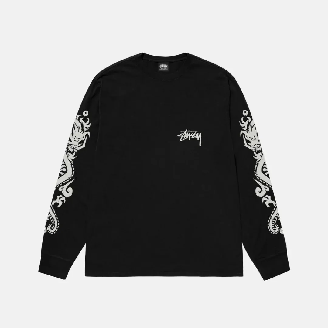 STUSSY  |Crew Neck Pullovers Long Sleeves Long Sleeve T-shirt Logo