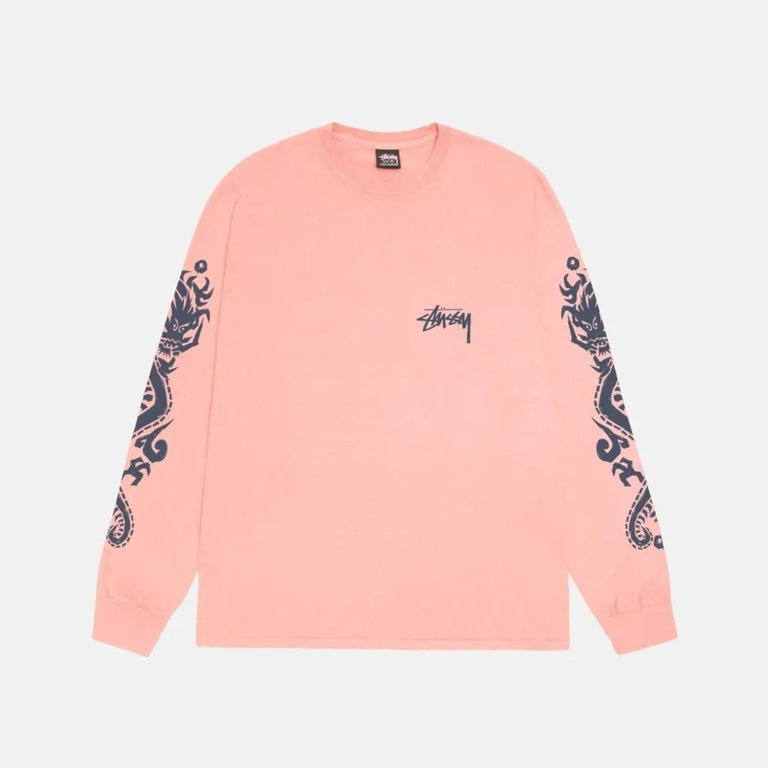 STUSSY  |Crew Neck Pullovers Long Sleeves Long Sleeve T-shirt Logo