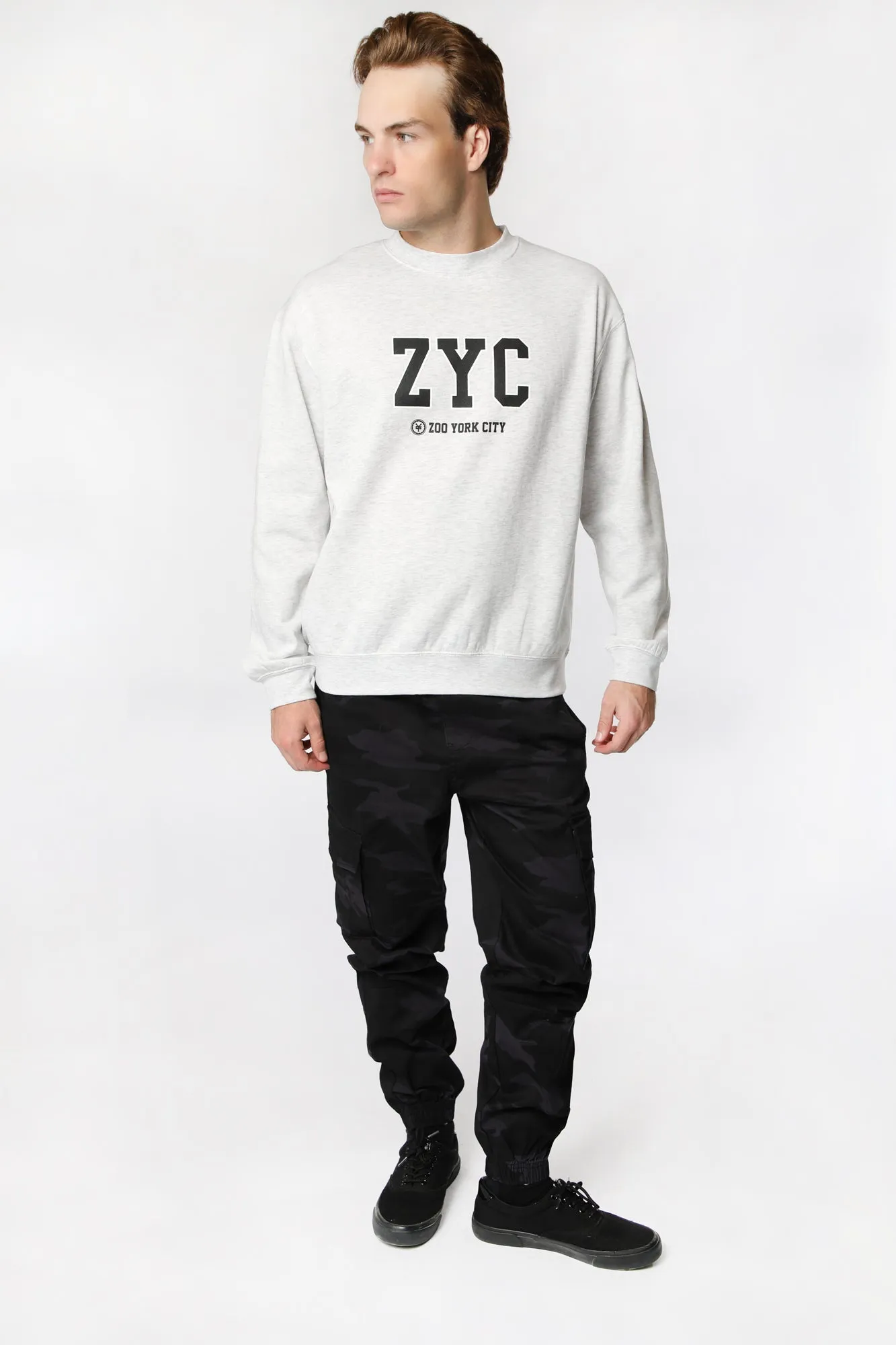 Sweatshirt Imprimé Logo ZYC Zoo York Homme