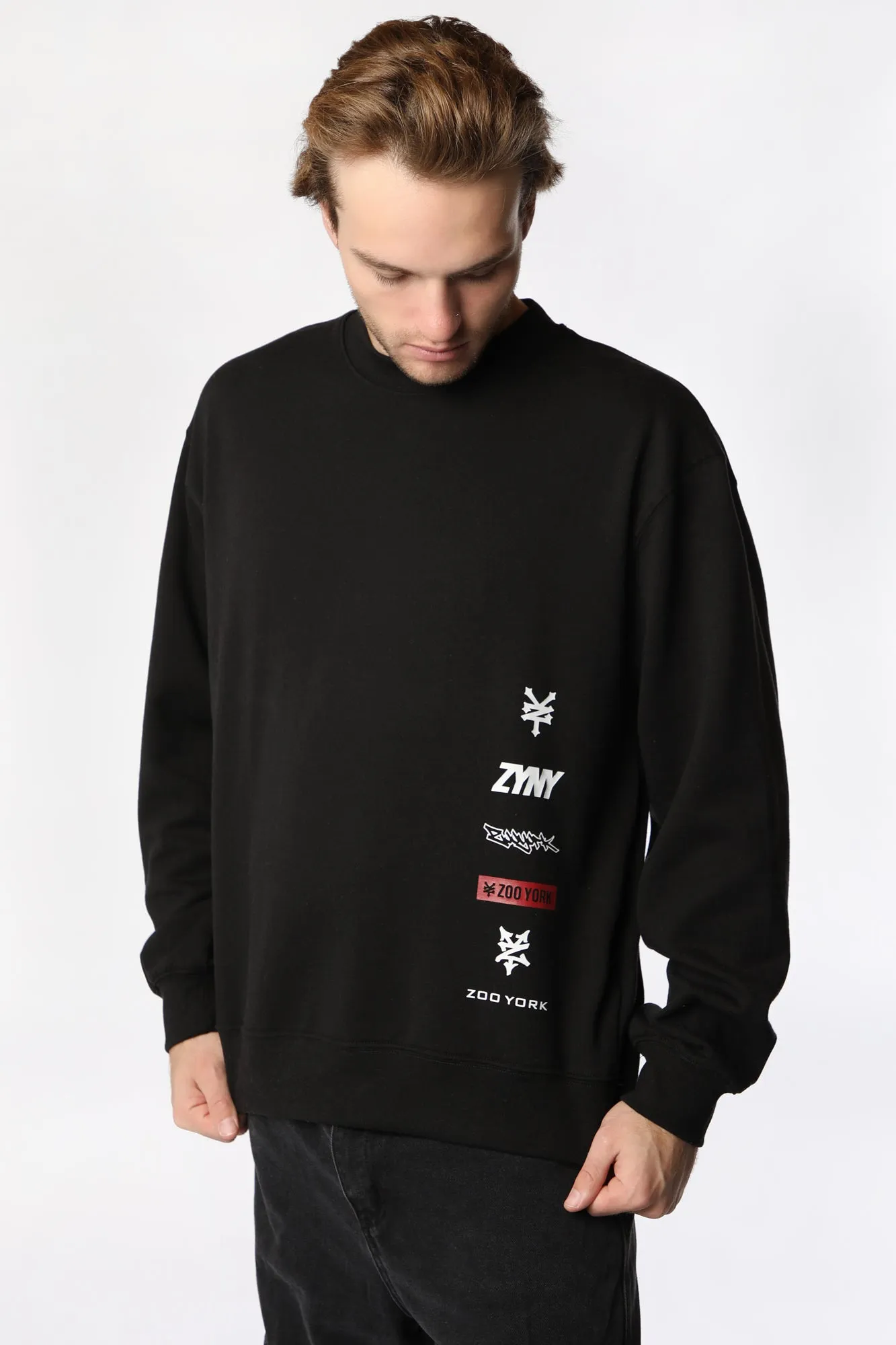 Sweatshirt Imprimés Logos Zoo York Homme