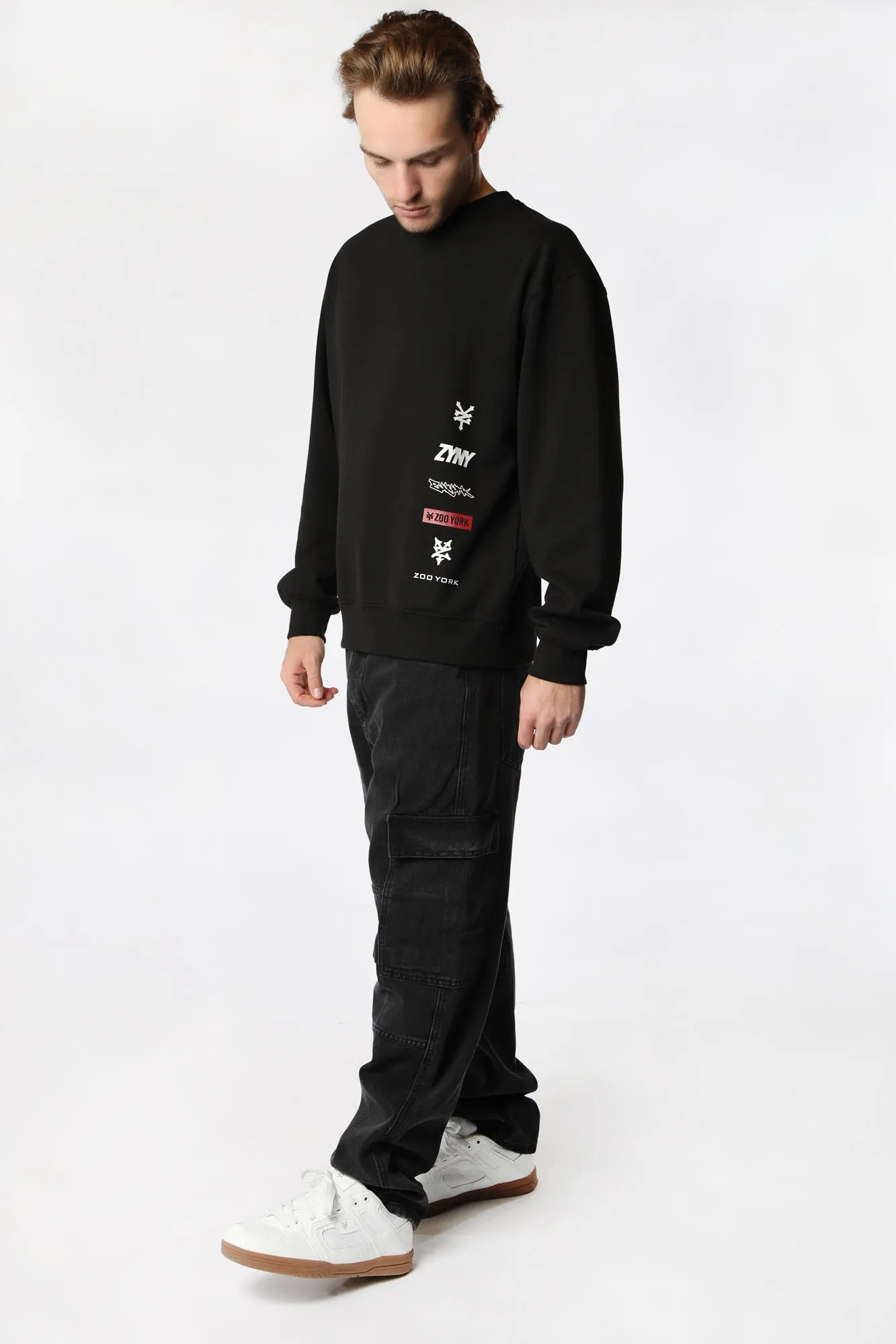 Sweatshirt Imprimés Logos Zoo York Homme