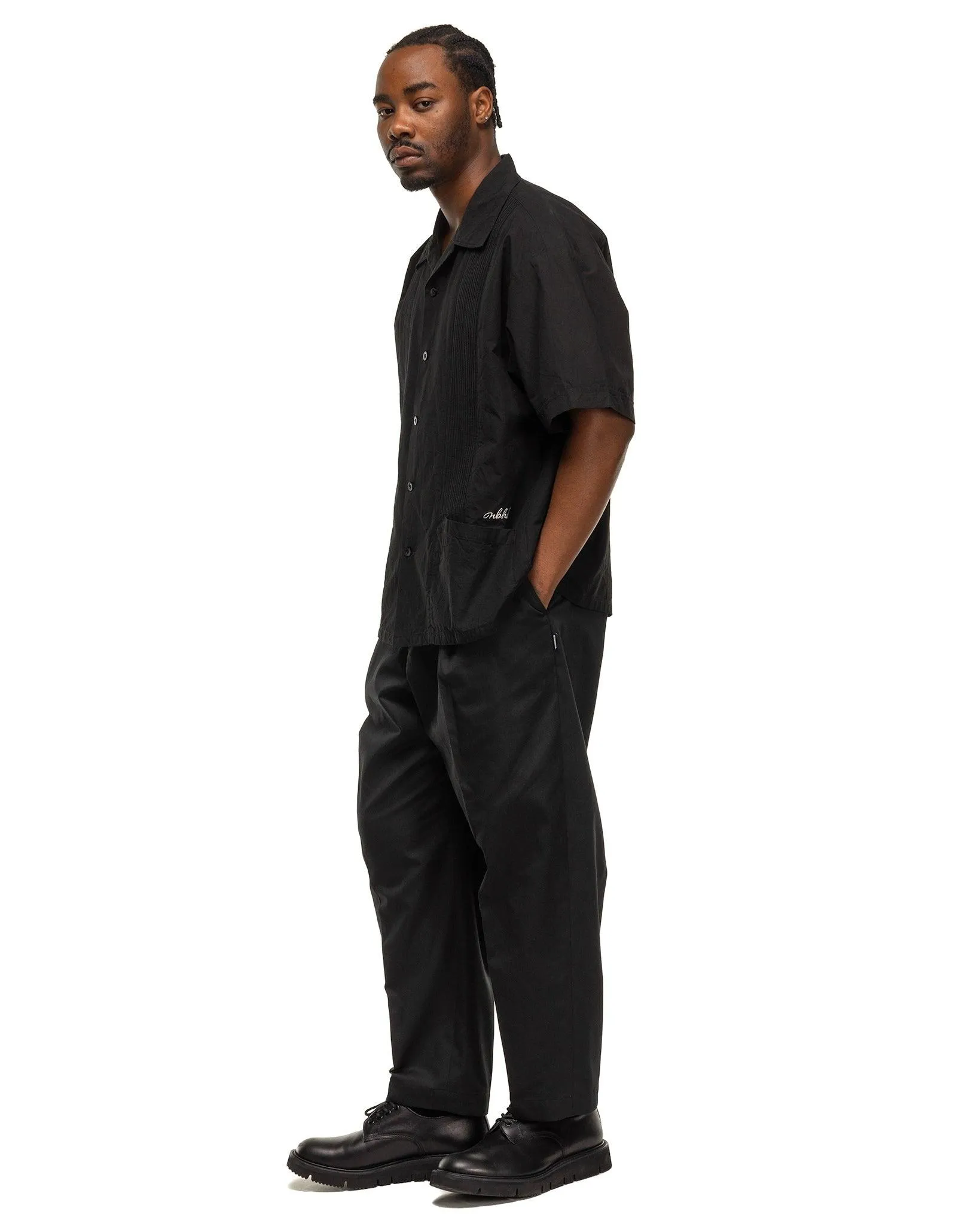 Two Tuck Pants Black