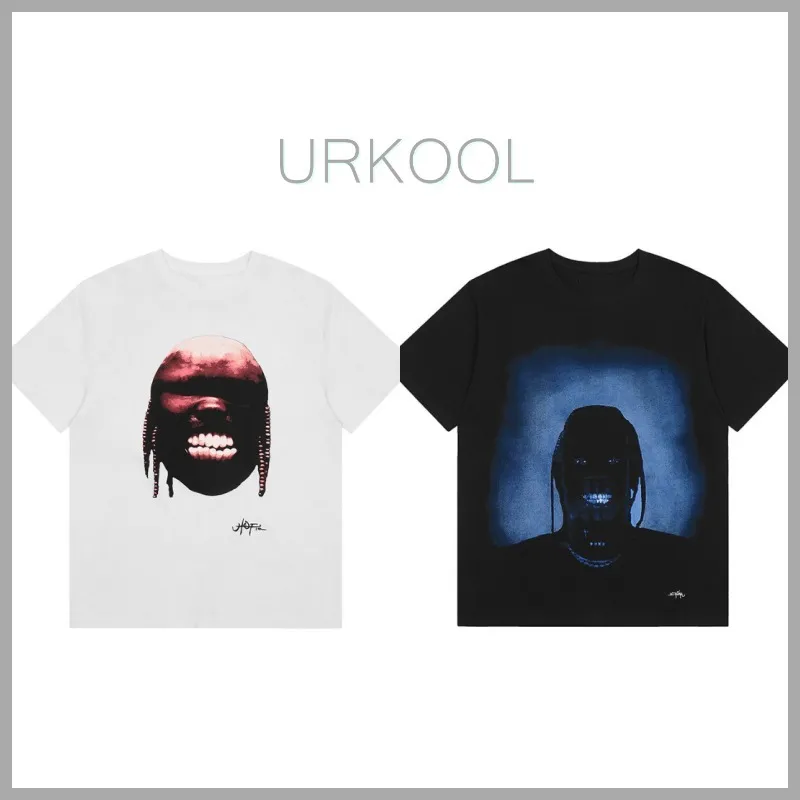 URKOOL  |Pullovers Street Style Plain Cotton Short Sleeves Oversized