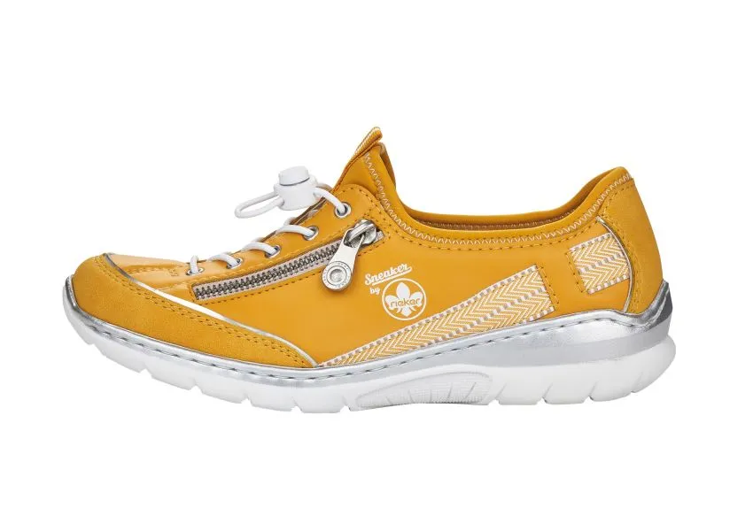 Valletta Canary Yellow Slip-On Bungee Sneaker