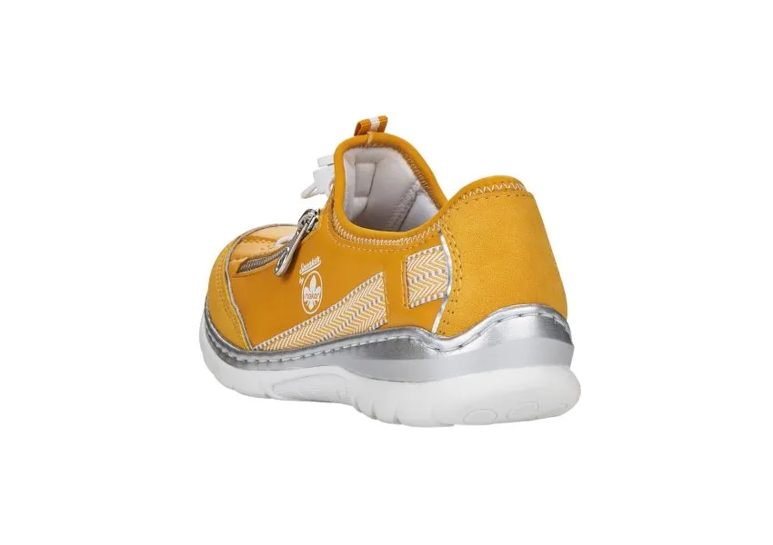 Valletta Canary Yellow Slip-On Bungee Sneaker