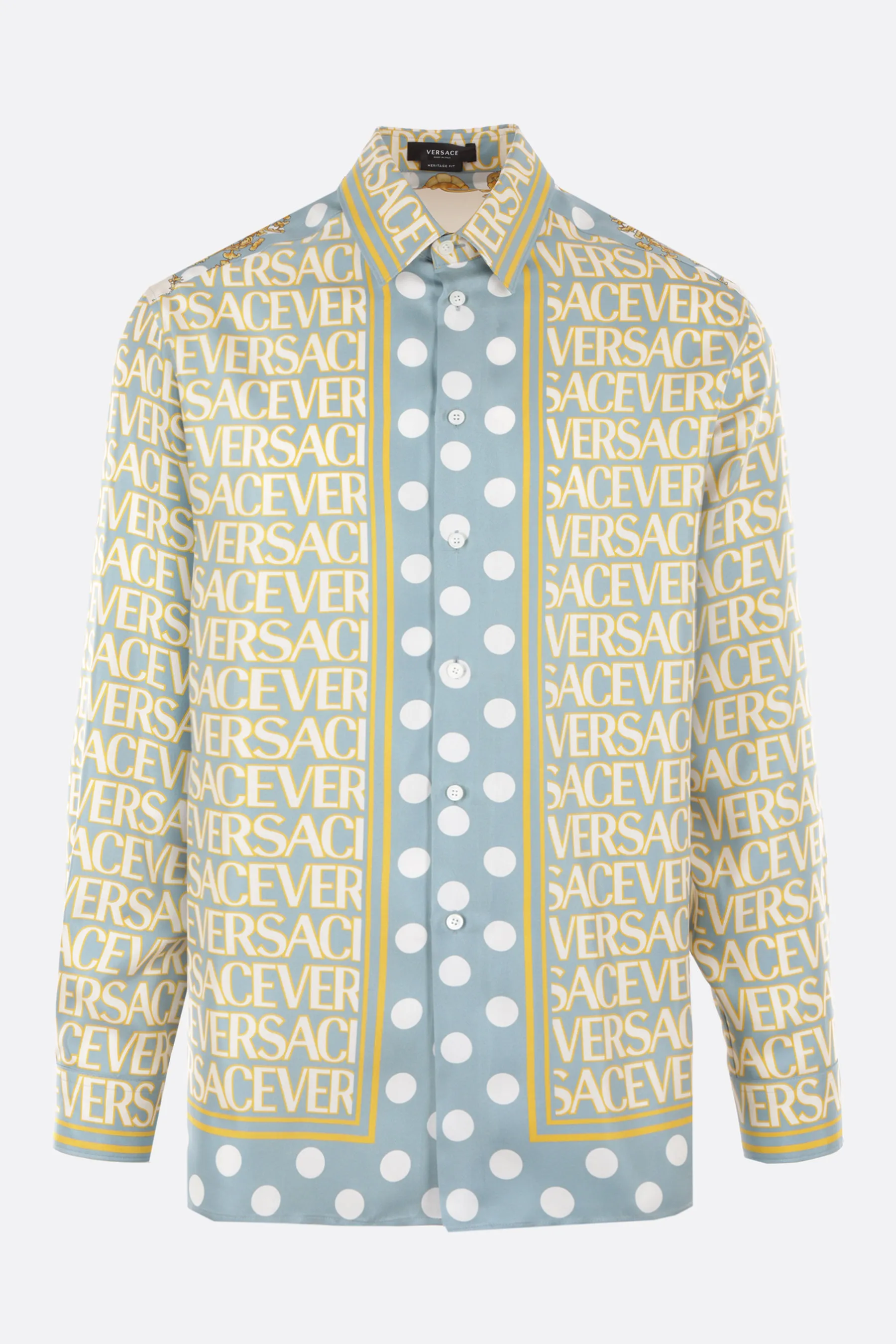 VERSACE  |Silk Long Sleeves Luxury Shirts