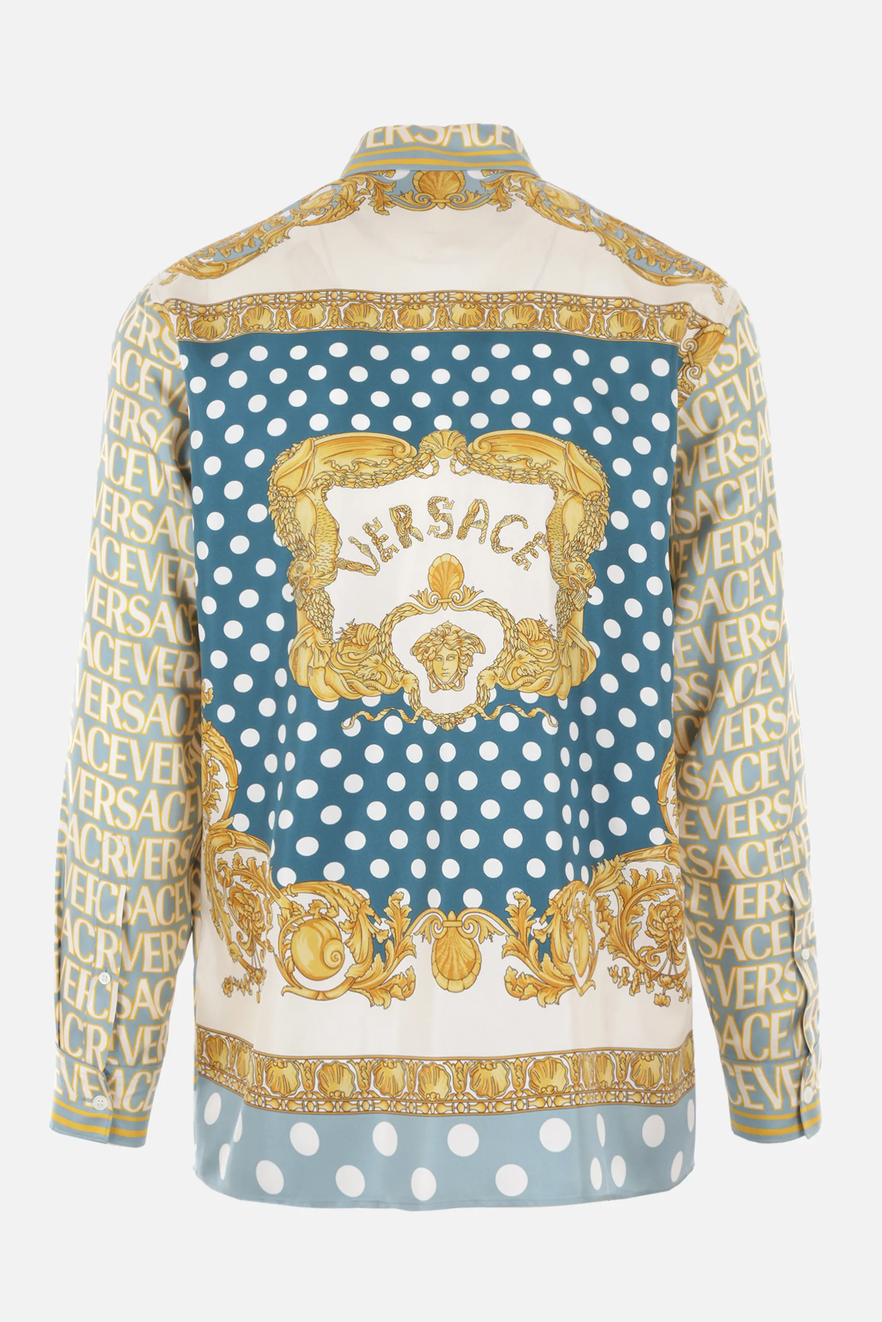 VERSACE  |Silk Long Sleeves Luxury Shirts