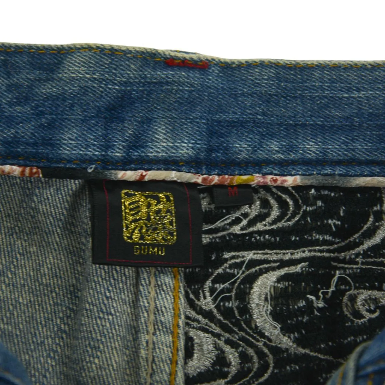 Vintage Flower Japanese Denim Jeans Size W32