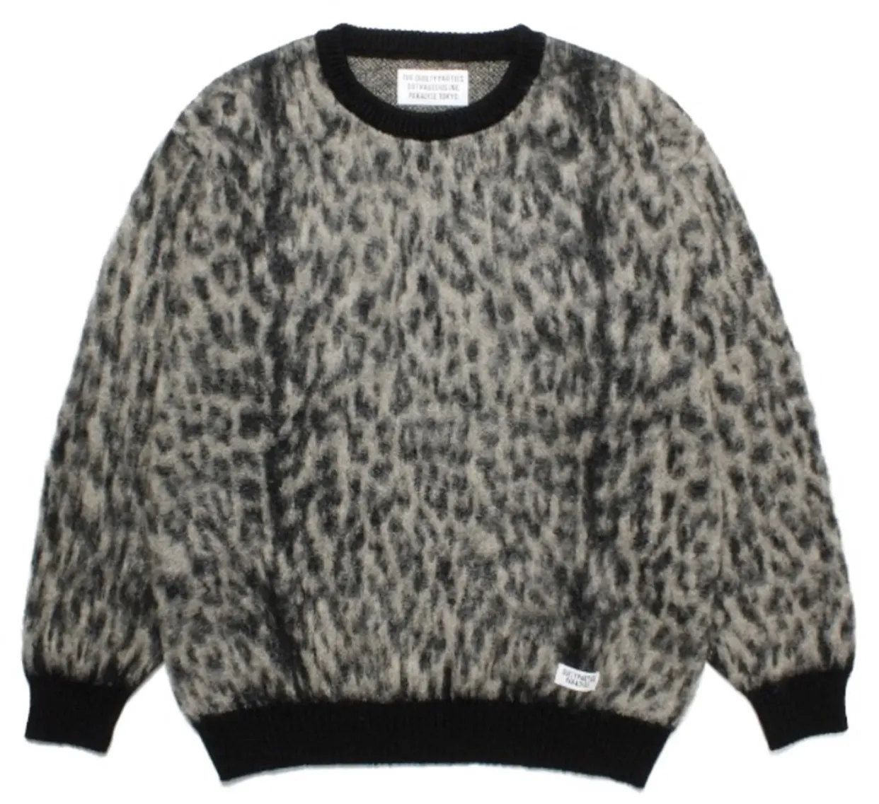 WACKO MARIA  |Crew Neck Pullovers Leopard Patterns Unisex Street Style