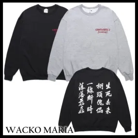 WACKO MARIA  |Long Sleeves Cotton Sweatshirts