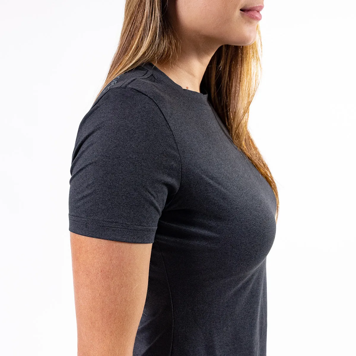 Women's cOOl down T Shirt - Dark Gray Heather