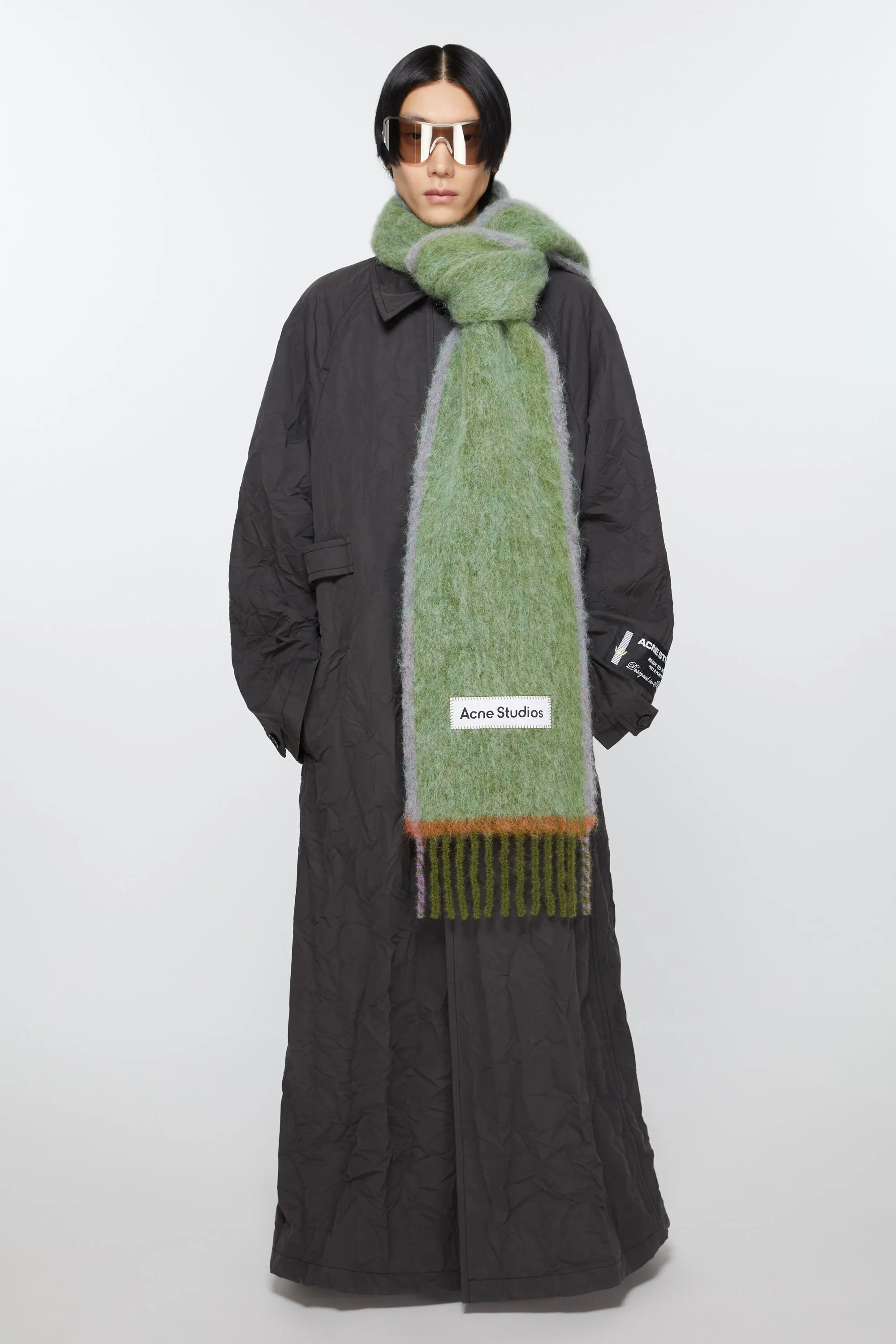 Wool mohair scarf - Narrow