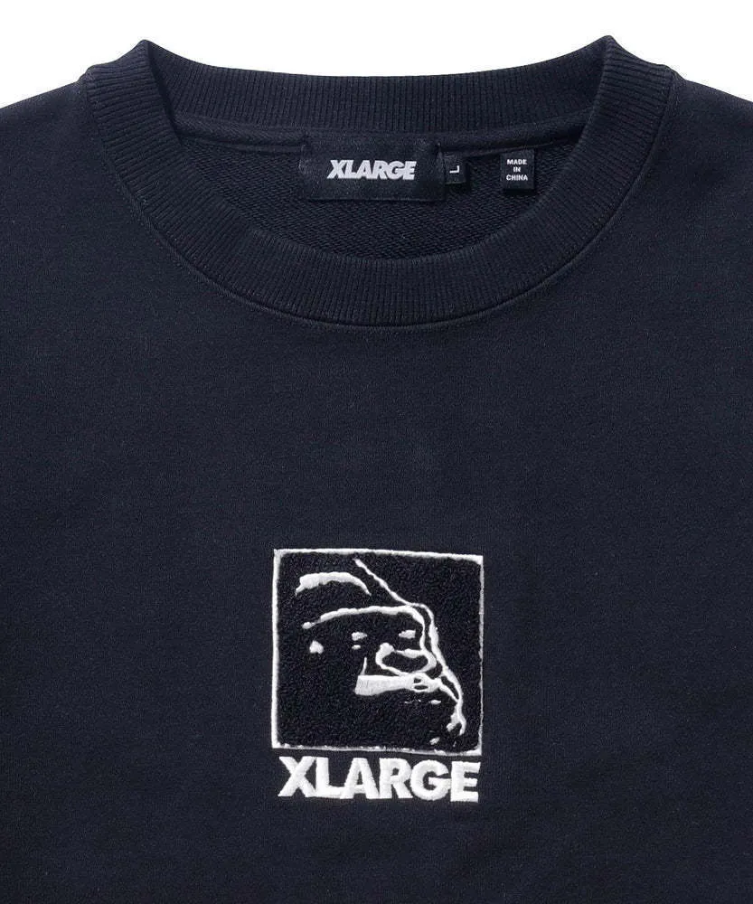 X-Large  |Pullovers Unisex Street Style Long Sleeves Plain Cotton Logo