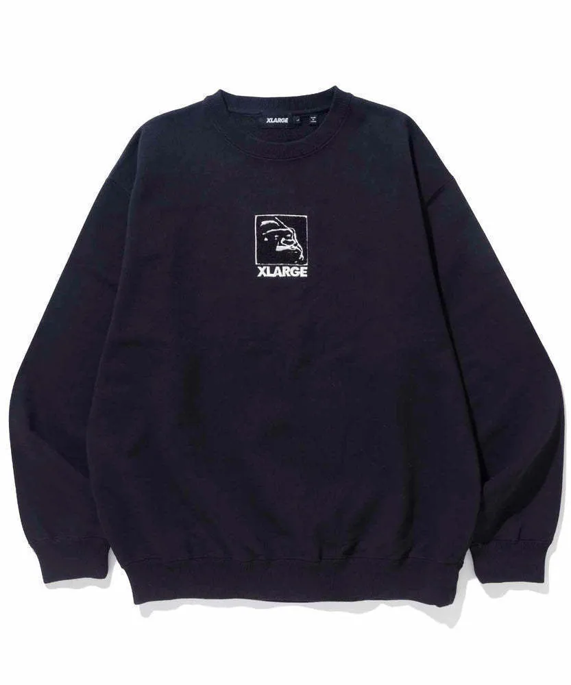 X-Large  |Pullovers Unisex Street Style Long Sleeves Plain Cotton Logo