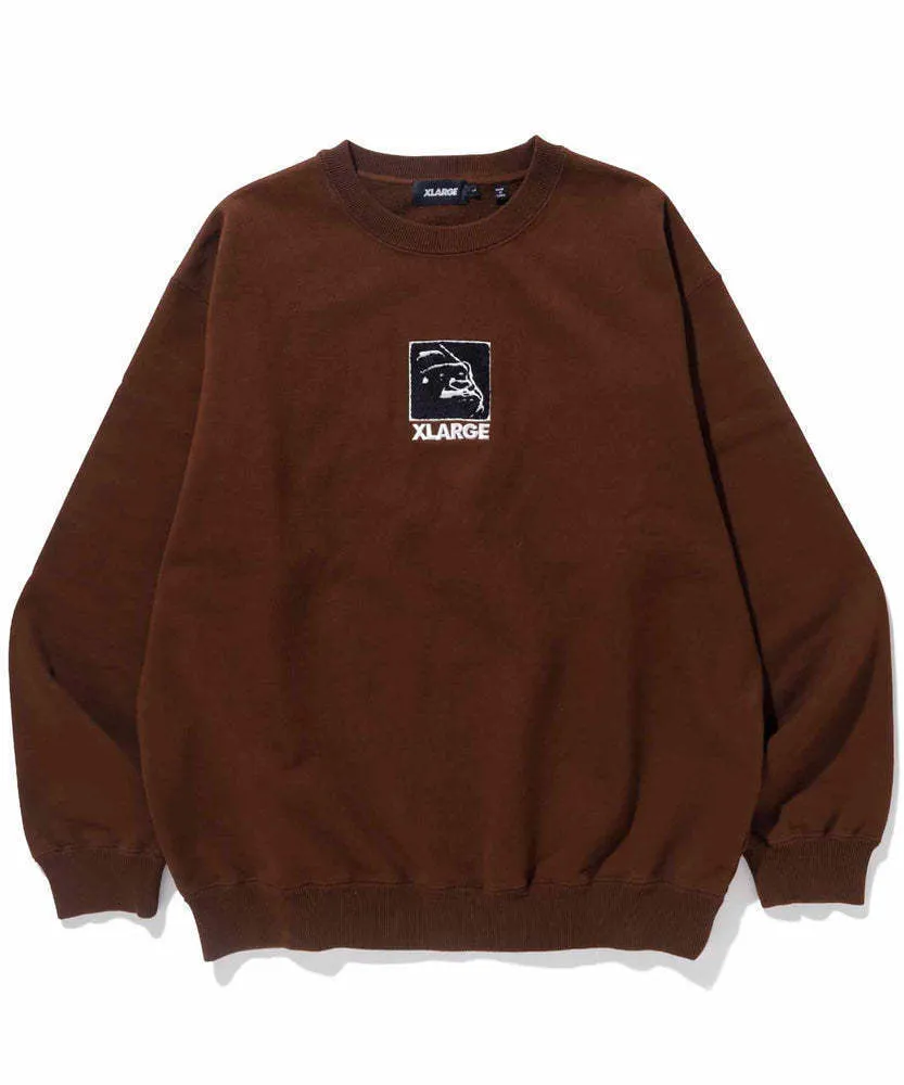 X-Large  |Pullovers Unisex Street Style Long Sleeves Plain Cotton Logo