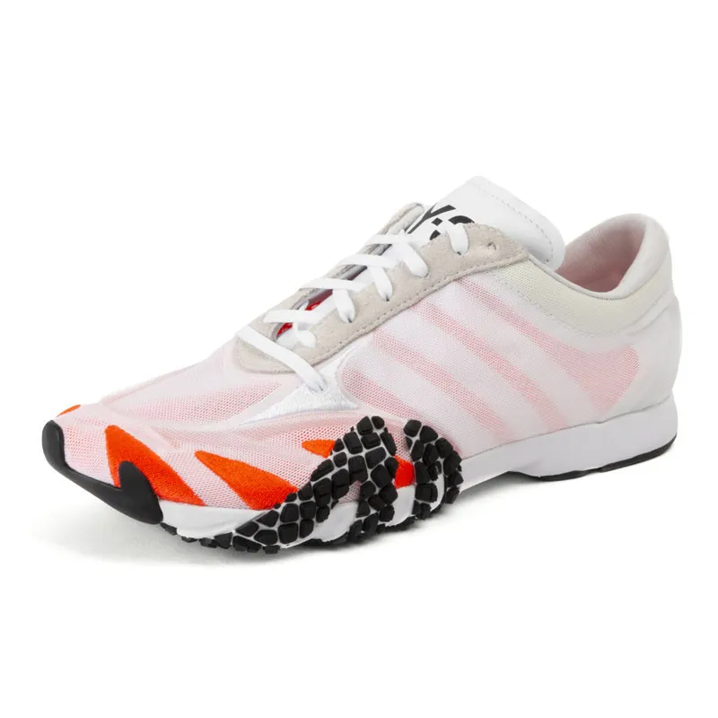 Y-3 Orange & White Rehito Sneaker