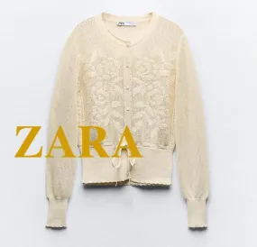 ZARA  |Casual Style Long Sleeves Cardigans